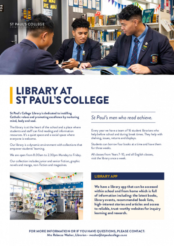 St Pauls Info Sheet Library 2024 Updated (4)