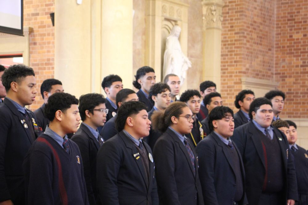 Confortare Choir At Champagnat Day Mass 6 June